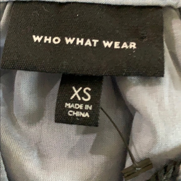 WHO WHAT WEAR chambray denim dress Size XS - Picture 5 of 10